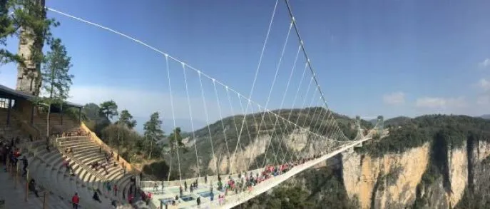 zhangjiajie glazen brug